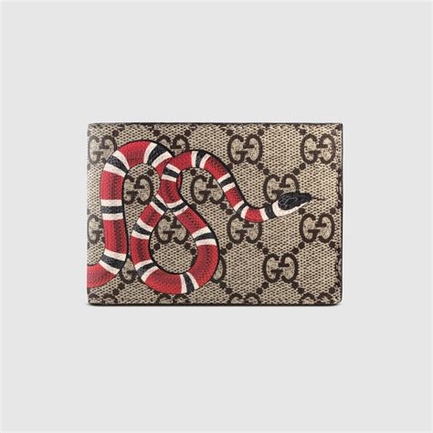 gucci gg supreme wallet fake|gucci wallet snake cheap.